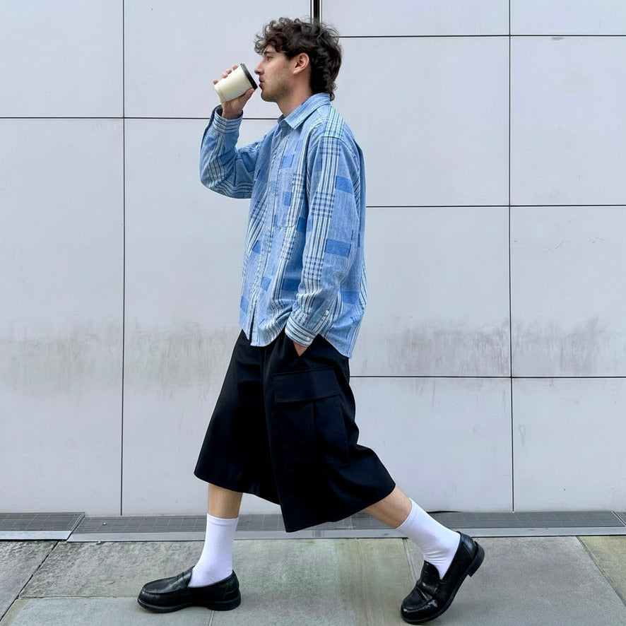 Mathew - Patchwork Gingham Overshirt