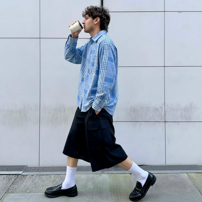 Mathew - Patchwork Gingham Overshirt