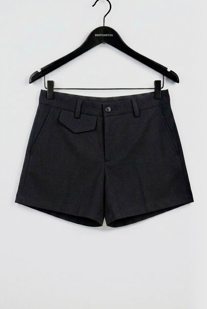 Brody - Tailored Black Shorts - Black