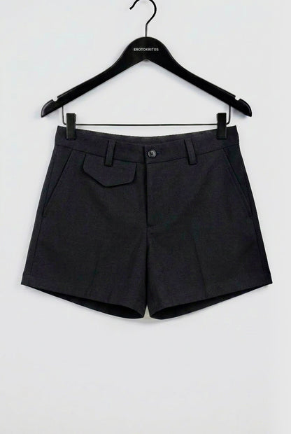 Brody - Tailored Black Shorts - Black