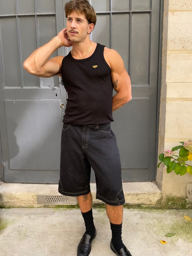 Ashton - The Upside-Down Jorts - Black