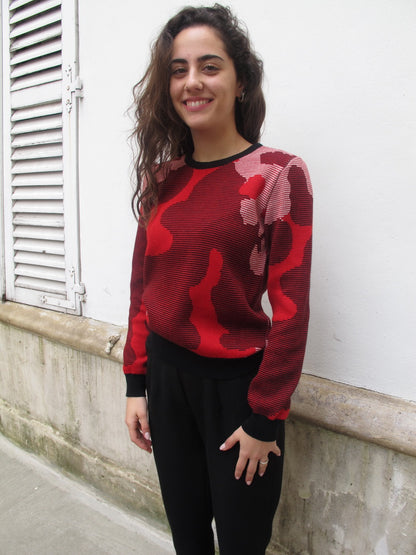 Dotty Modern Art Sweater