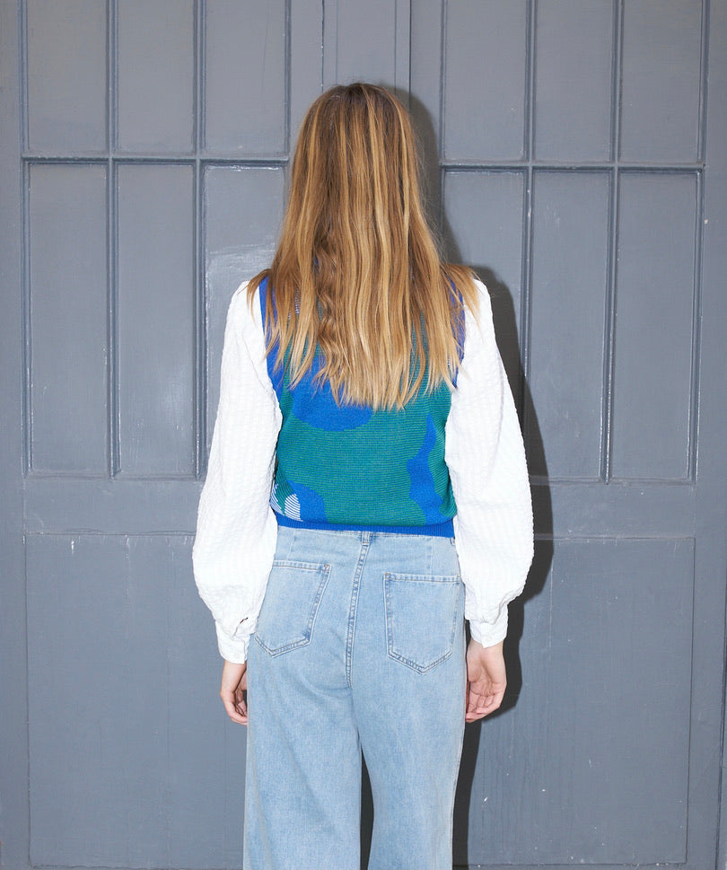 Blaire - Light Wash Wide Leg Jeans