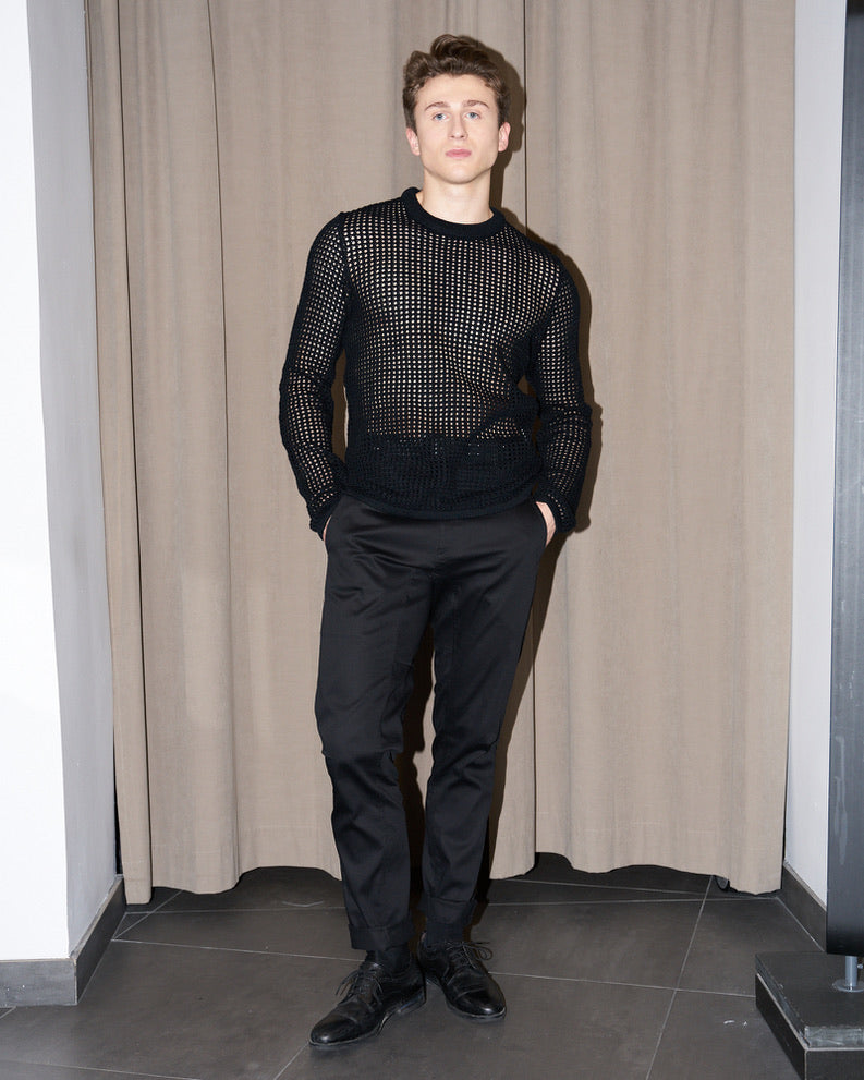 Quentin - Mesh Knit Top
