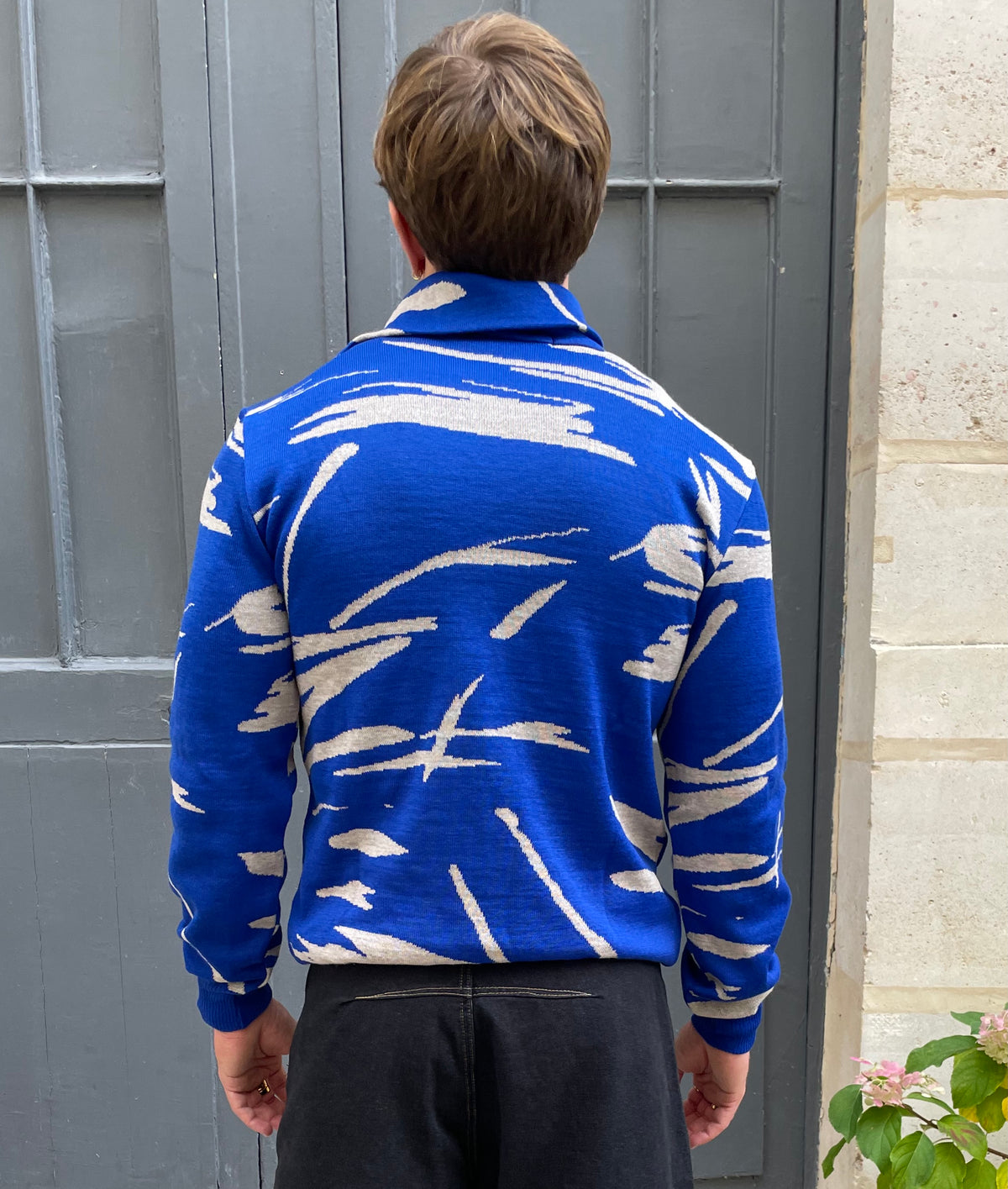 Dwayne - Paintbrush Jacquard Turtleneck