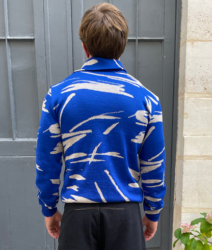 Dwayne - Paintbrush Jacquard Turtleneck