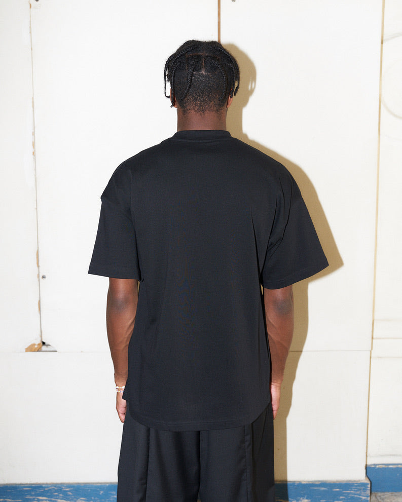 Nasty Cat-Oversize Fit Luxury T Shirt-Black