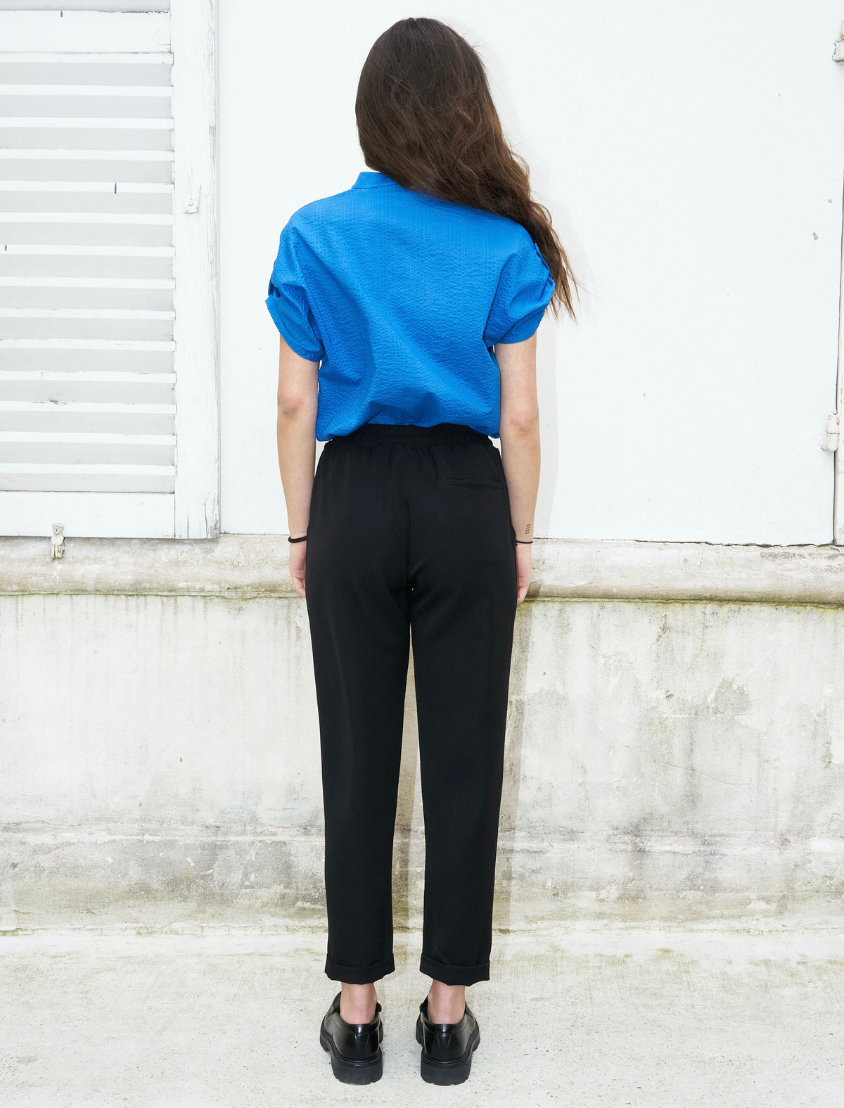 Vickie-Tailored Cropped Soft Pants