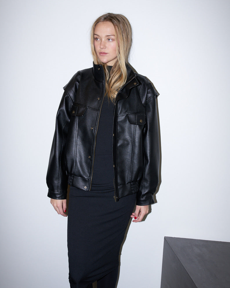 Robb - The Soufflé Vegan Leather Jacket - W