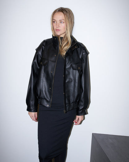Robb - The Soufflé Vegan Leather Jacket - W