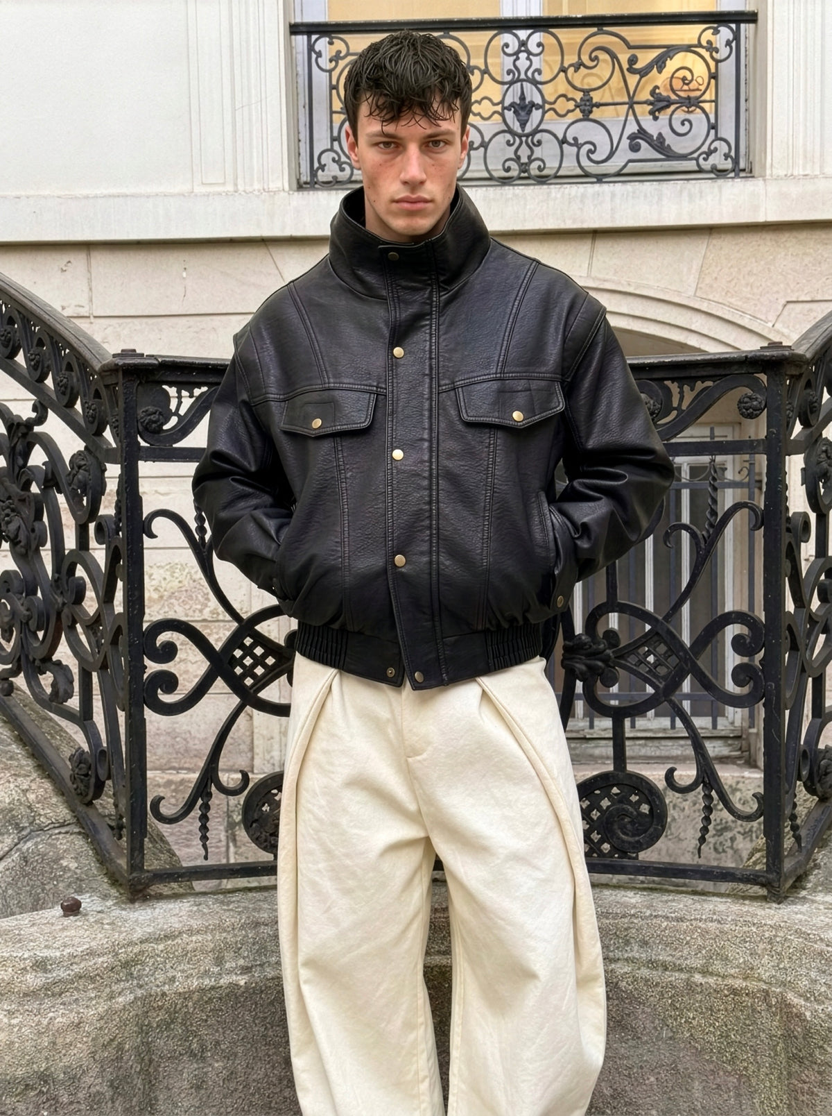 Robb - The Soufflé Vegan Leather Jacket
