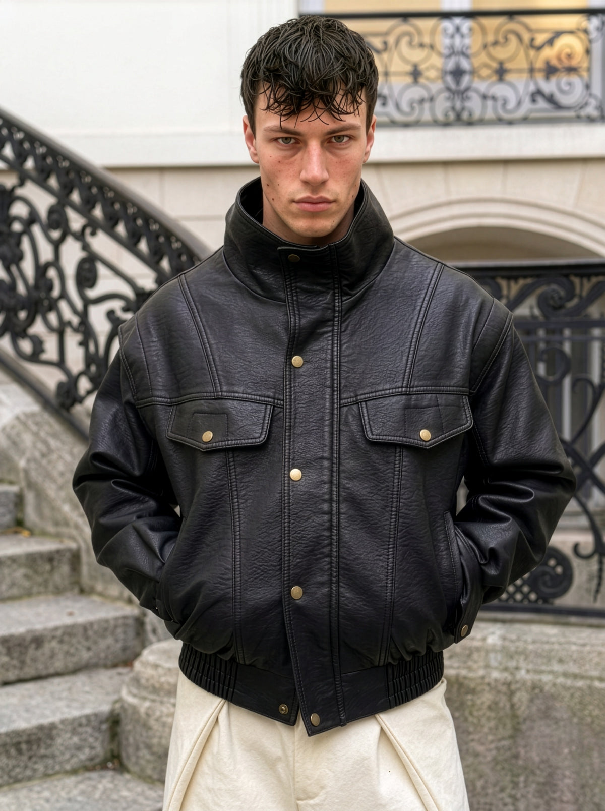 Robb - The Soufflé Vegan Leather Jacket