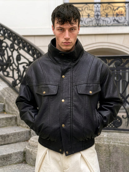 Robb - The Soufflé Vegan Leather Jacket