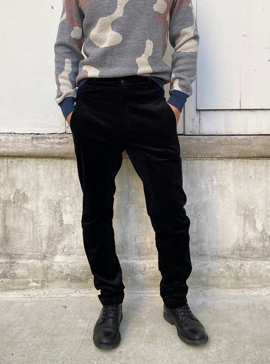Dean- Corduroy Work Wear Pants-Black