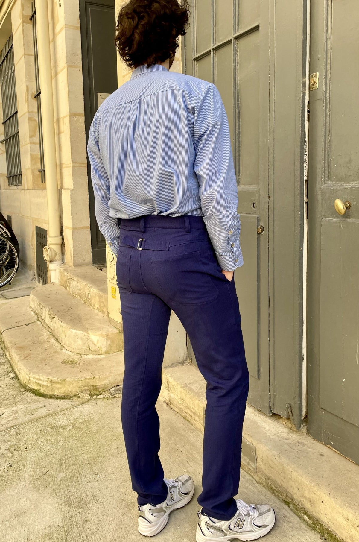 Dean-Work Wear Pants- Indigo Blue