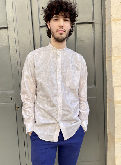 Remi-Cotton Poplin shirt camo print