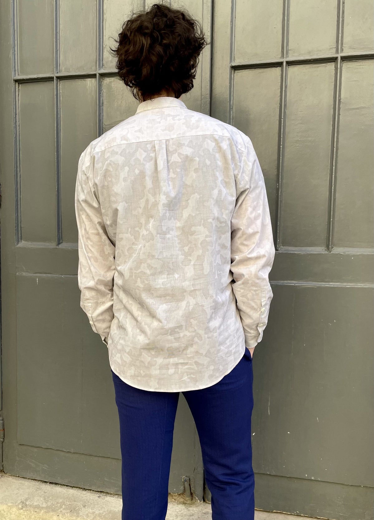 Remi-Cotton Poplin shirt camo print