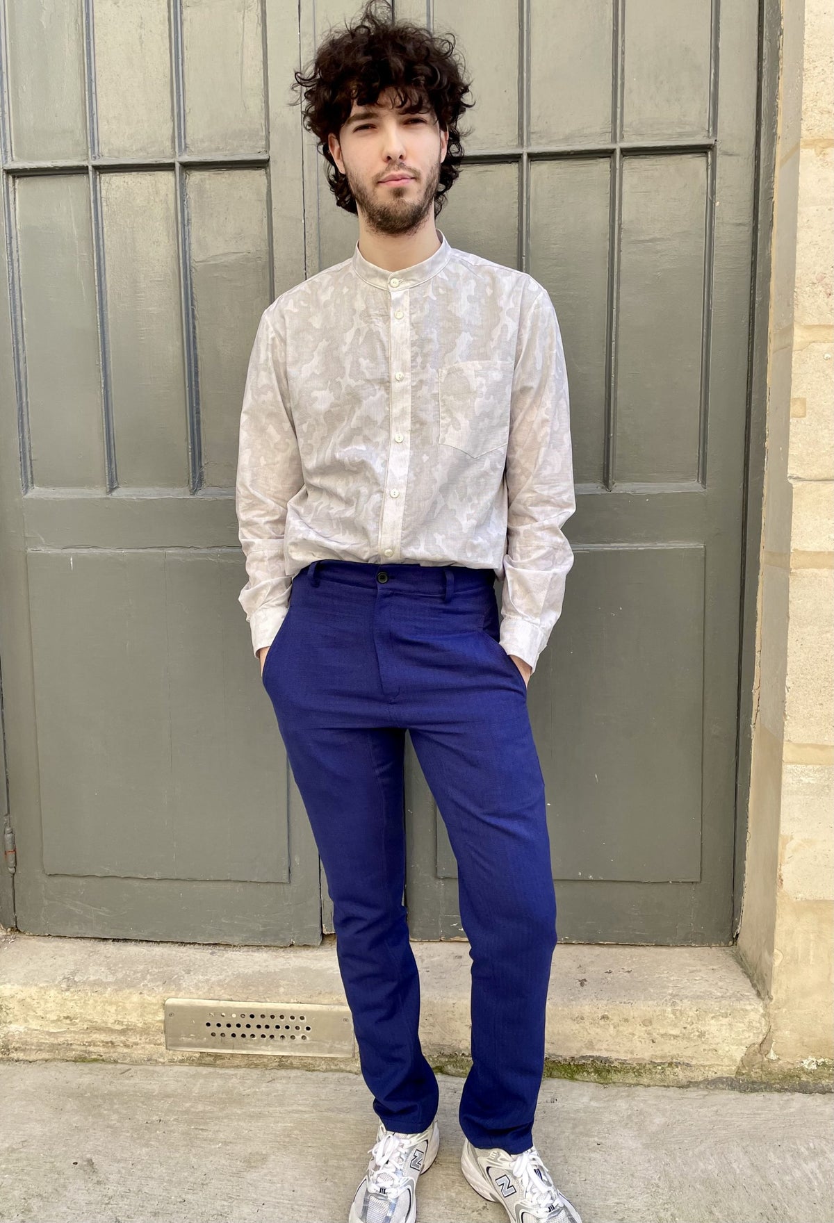 Remi-Cotton Poplin shirt camo print