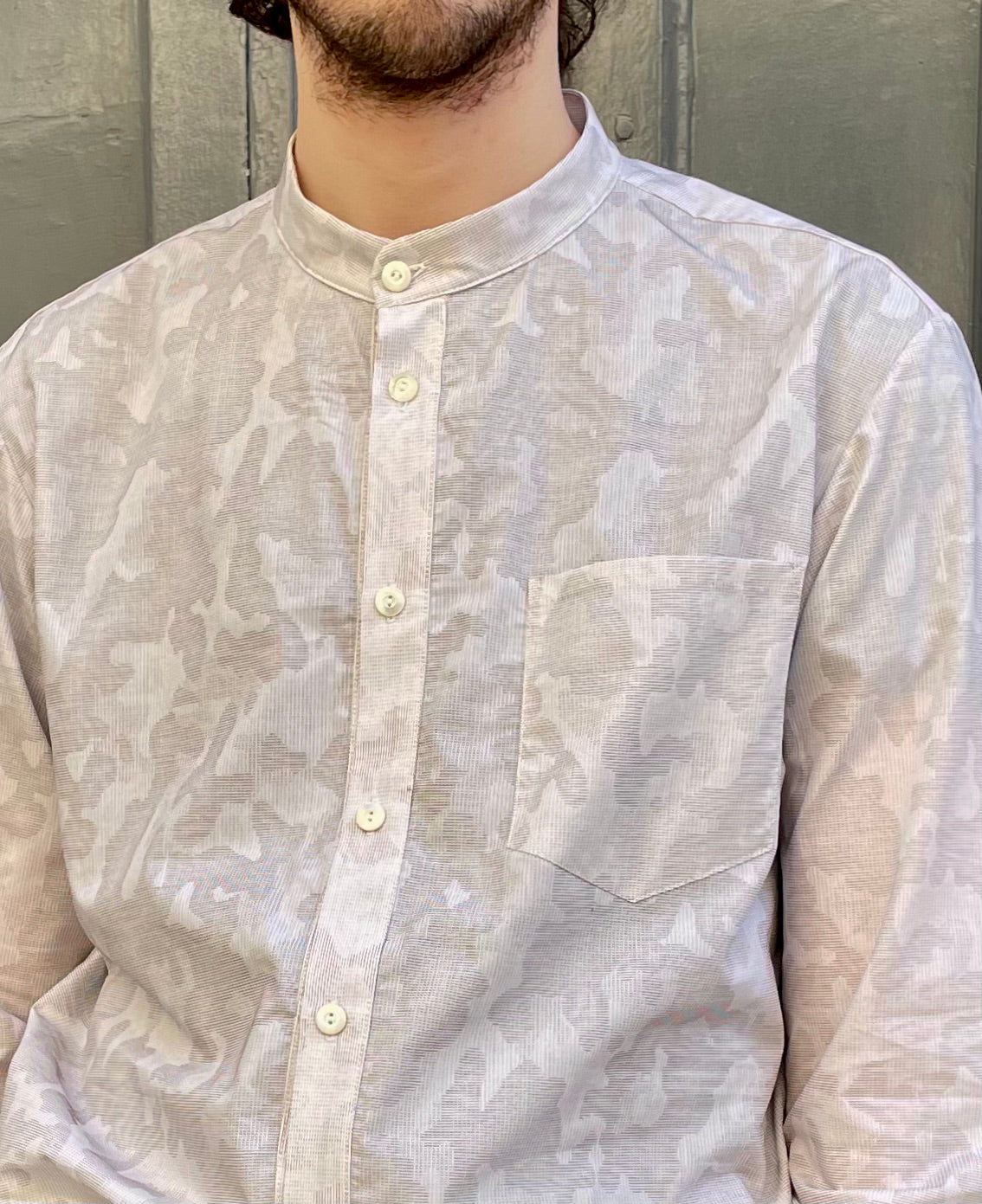 Remi-Cotton Poplin shirt camo print