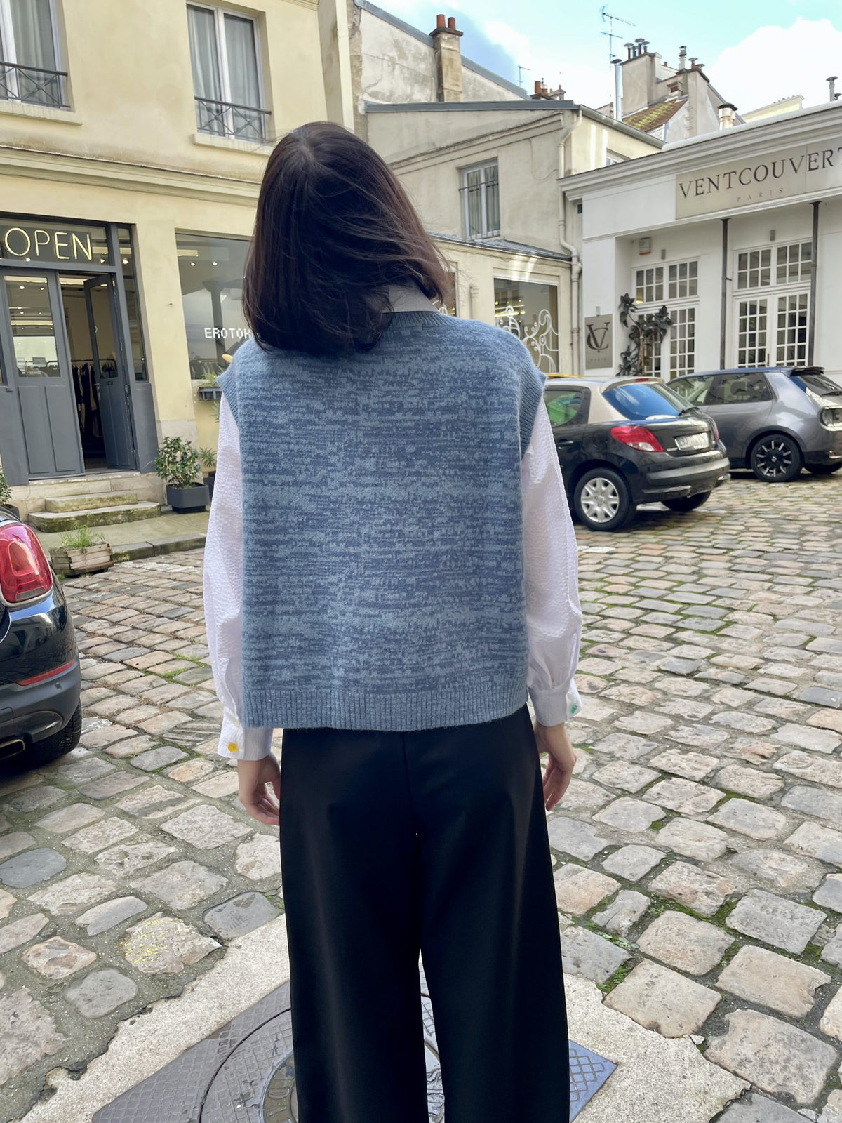 Cruz - Soft Knit Vest with Countryside Jacquard - W