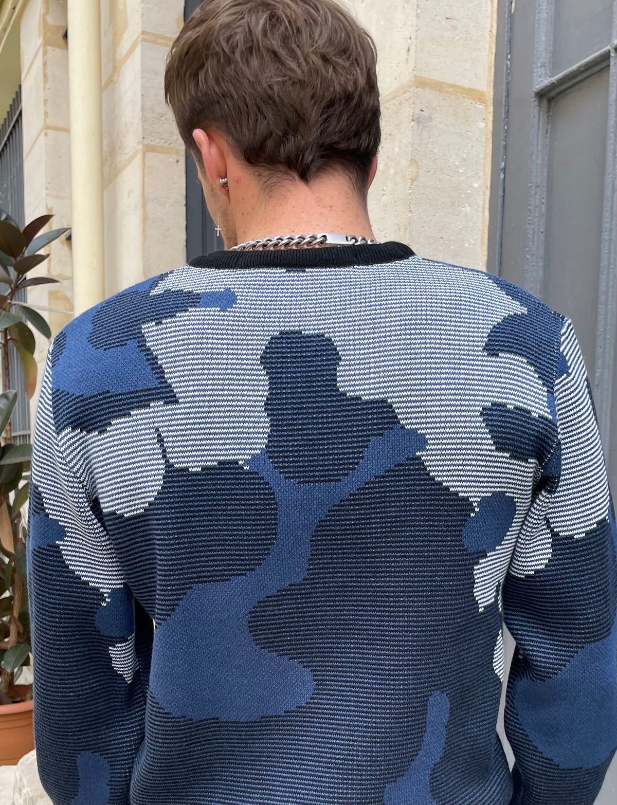 Dan - Abstract Pattern Jacquard Sweater