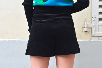 Lena High waist Corduroy shorts